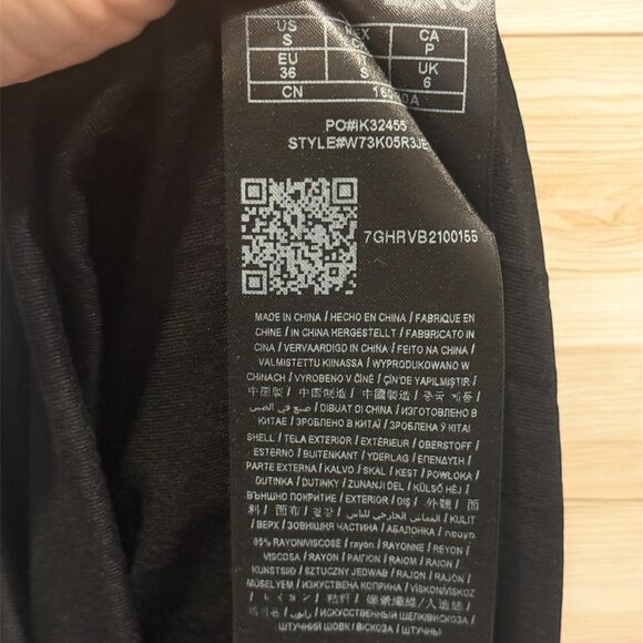 Guess Black Asymmetrical Dress – Size Small - Picture 8 of 8